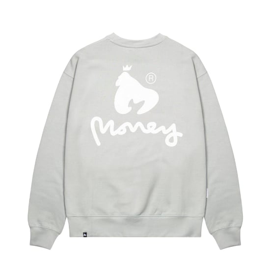 Money - "Combo" Sweatshirt für Herren/Damen Unisex, Rundhalsausschnitt, Baumwolle, Regulär (Babyblau) - Image 2