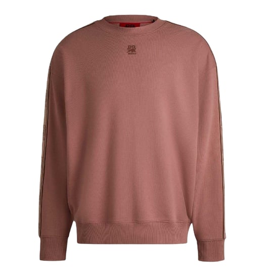 Hugo - "Red Label" Sweatshirt für Herren, Streifen mit Logo, Baumwolle (Pink) - Image 1