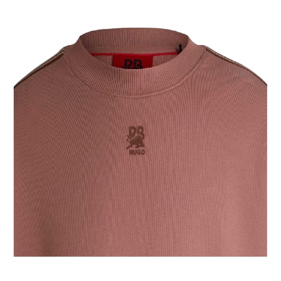 Hugo - "Red Label" Sweatshirt für Herren, Streifen mit Logo, Baumwolle (Pink) - Image 2