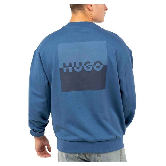 Hugo - Sweatshirt für Herren, Überschnittene Schulter, Regulär (Mittelblau) - Image 2