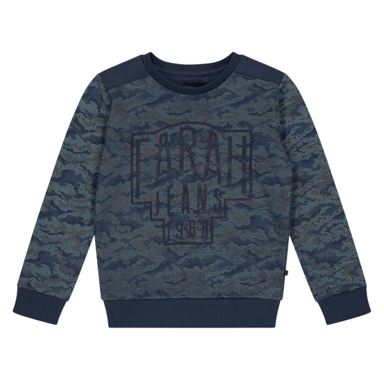 Farah - Sweatshirt für Kinder, Rundhalsausschnitt (Blau) - Image 1