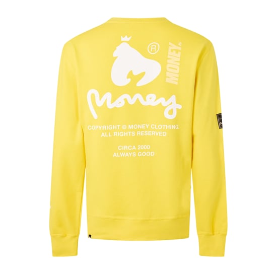 Money - "Copyright" Sweatshirt für Herren, Rundhalsausschnitt (Gelb) - Image 2