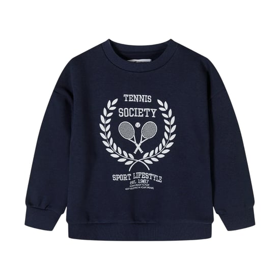 Minoti - Sweatshirt für Mädchen, Rundhalsausschnitt, Fleece (Dunkelblau) - Image 2