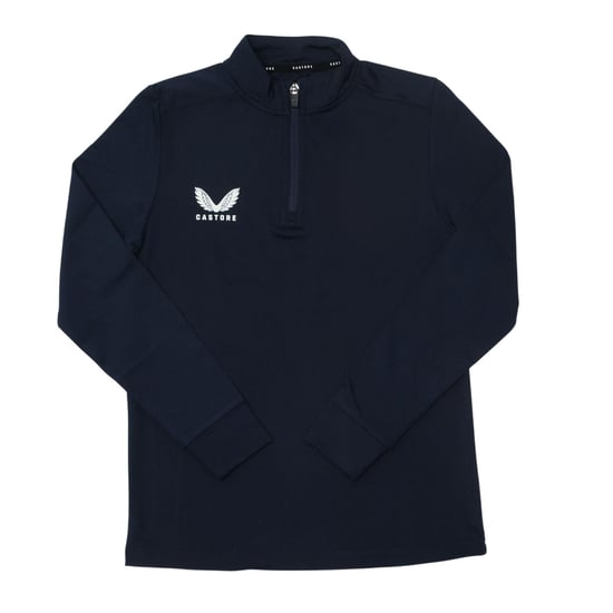 Castore - "Adapt" Sweatshirt für Kinder, mit kurzem Reißverschluss (Marine) - Image 1