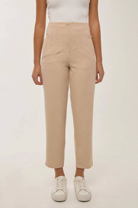 Nude Fitted Hochbundhose - Image 2