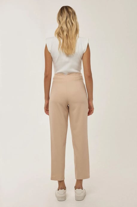 Nude Fitted Hochbundhose - Image 4