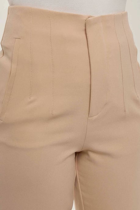 Nude Fitted Hochbundhose - Image 5