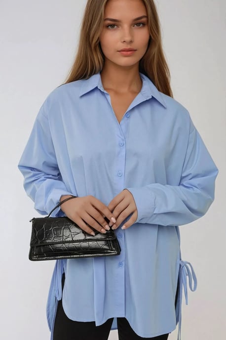 Langarmshirt mit Binde-Detail - Image 1