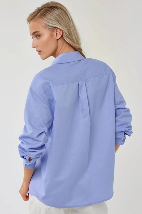 Strukturierte Regular Fit Leinen-Optik Langarmshirt - Image 5