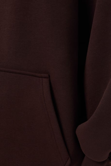 Lockerer Oversized-Pullover mit Kapuze und Kängurutasche - Image 5