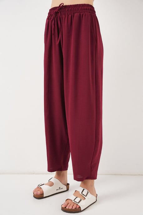 Strukturierte Salwar-Hosen mit Kordelzugbund - Image 2