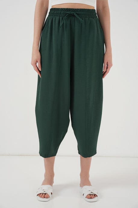 Strukturierte Salwar-Hosen mit Kordelzugbund - Image 2