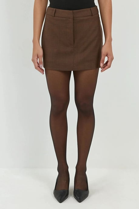 Karierte Mini-Shorts - Image 1
