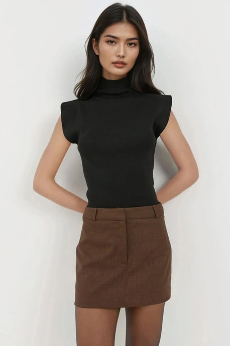 Karierte Mini-Shorts - Image 6