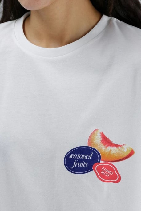 Übergröße Bedrucktes Rundhals-T-Shirt - Image 3