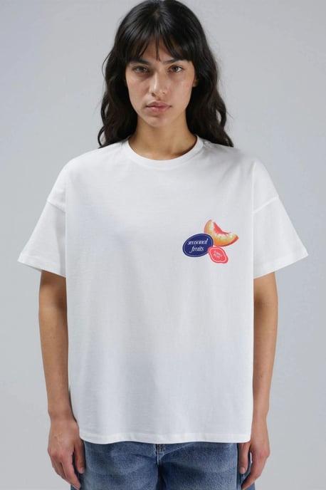 Übergröße Bedrucktes Rundhals-T-Shirt - Image 5