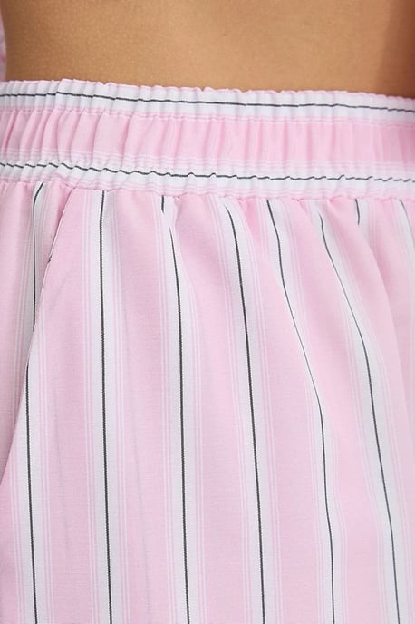 Gestreifte Weite Hosen mit Elastischem Bund - Image 5