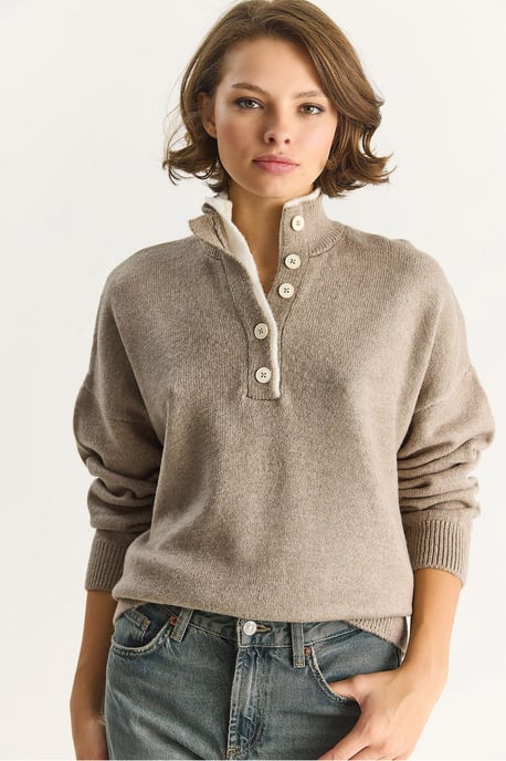 Knöpfbarer Pullover - Image 5