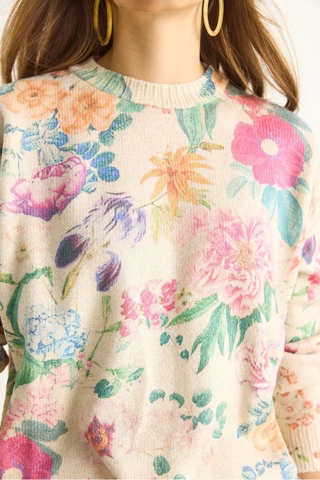 Musterstrickpullover mit Rundhalsausschnitt - Image 5
