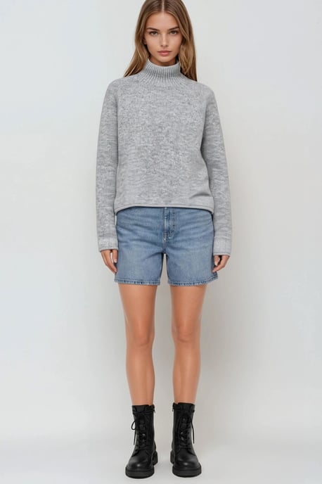 Strick-Halbkragenpullover - Image 5