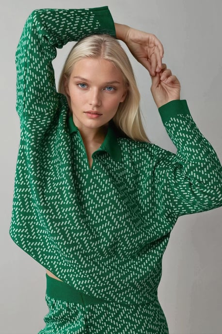 Muster-Pullover aus Strick - Image 5