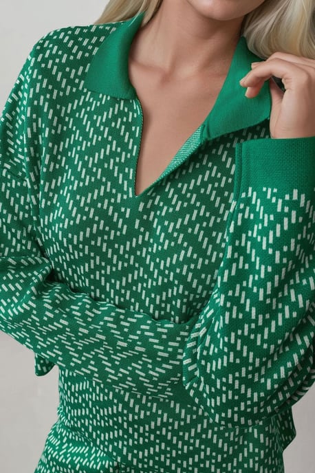 Muster-Pullover aus Strick - Image 6