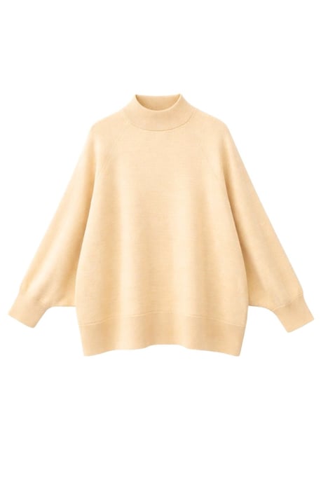 Oversized Rippstrick-Halbrollkragenpullover - Image 2