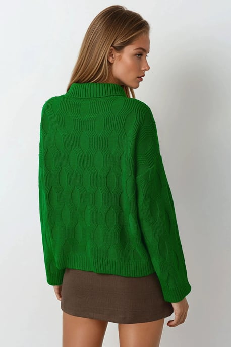 Musterpullover mit Kragenverzierung - Image 3