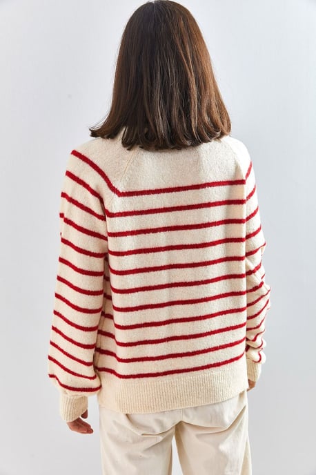 Knopfkragen-Strickpullover - Image 3