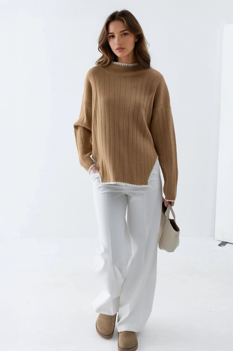 Oversized-Pullover mit Stickdetail - Image 4