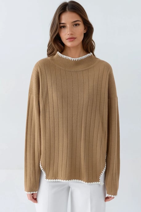 Oversized-Pullover mit Stickdetail - Image 6