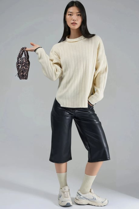 Oversized-Pullover mit Stickdetails - Image 5