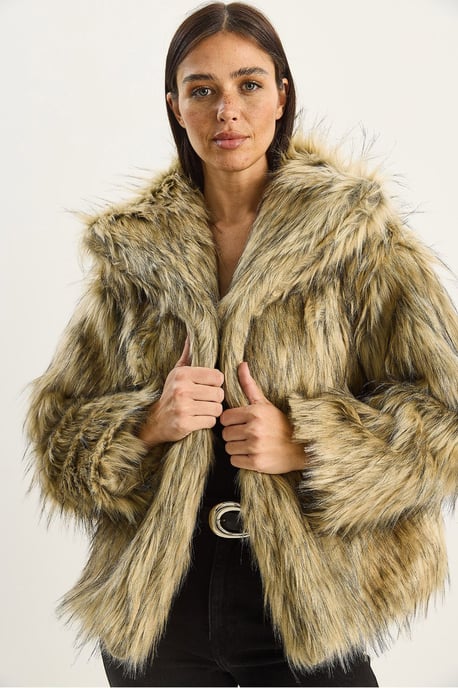 Oversize Kunstfelljacke - Image 3