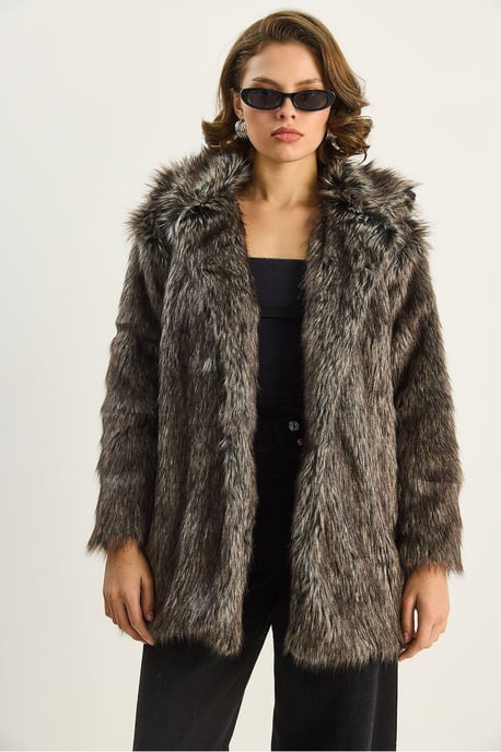 Faux-Fur-Mantel - Image 2