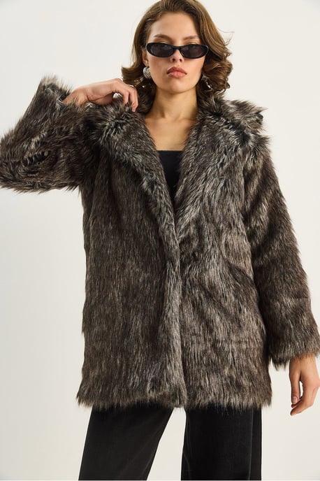 Faux-Fur-Mantel - Image 5