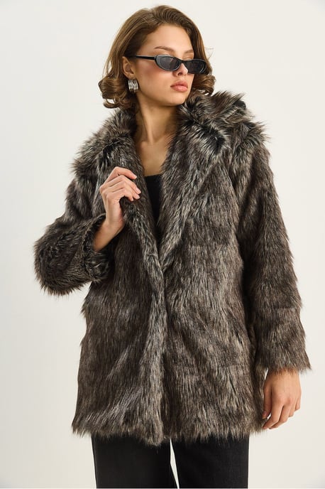 Faux-Fur-Mantel - Image 6