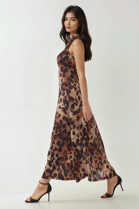 Bedrucktes Halterneck-Maxi-Kleid - Image 6