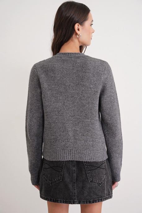 Rippstrick-Button-Cardigan - Image 6