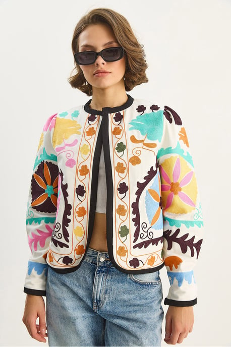 Gemusterte Kurzjacke - Image 2