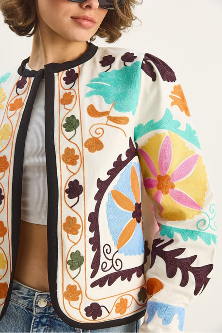 Gemusterte Kurzjacke - Image 6