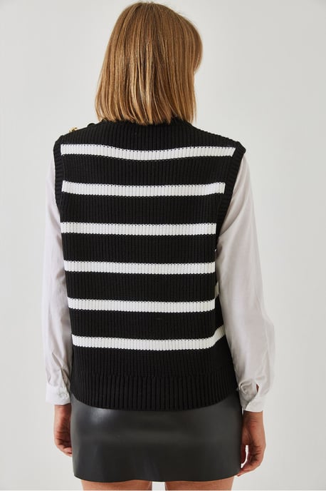 Gestreifter Pullover - Image 3