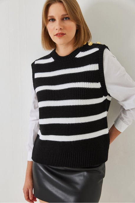 Gestreifter Pullover - Image 4