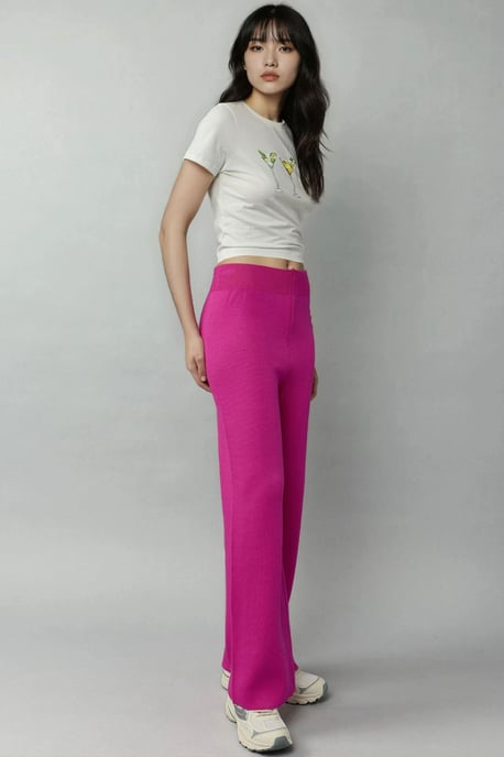 Strick-Pull-On-Hosen mit Struktur - Image 3