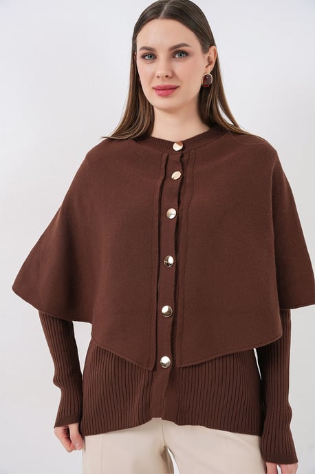 Rippstrick Texturiertes Langarm Button-Up Cardigan - Image 5
