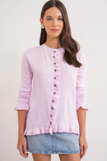 Rüschengestrickter Cardigan - Image 3