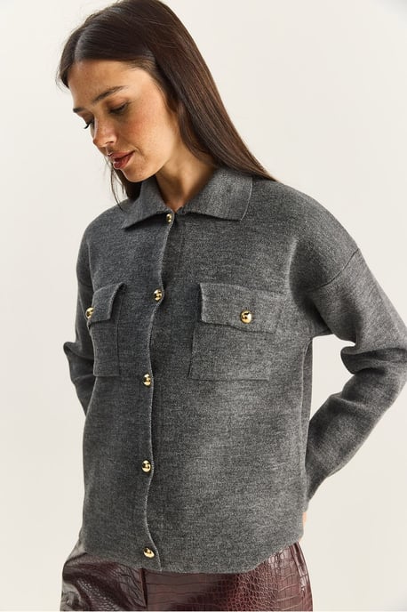 Polo-Kragen Cardigan - Image 5
