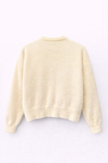 Übergroßer Jacquard-Button-Cardigan - Image 3