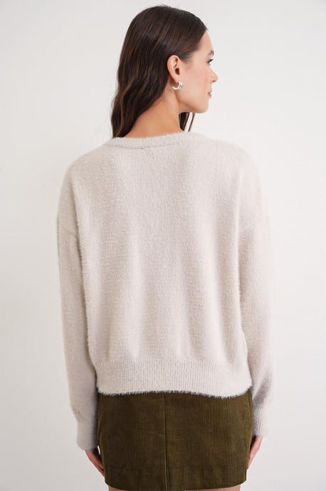 Übergroßer Jacquard-Knopf-Cardigan - Image 6