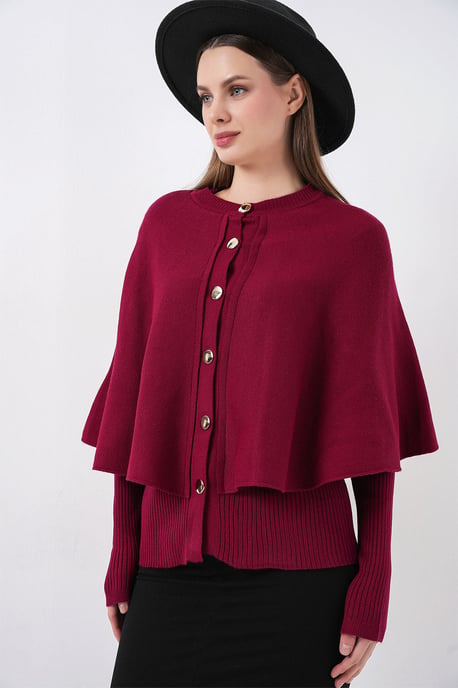 Gerippter Texturierter Langarm-Button-Up-Cardigan - Image 4
