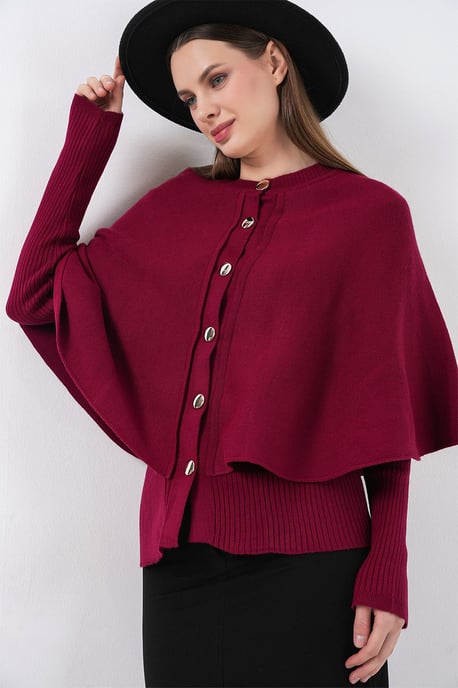 Gerippter Texturierter Langarm-Button-Up-Cardigan - Image 5